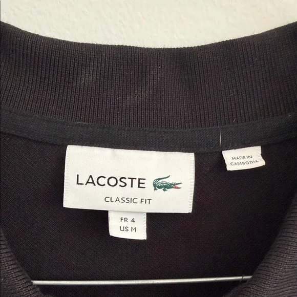Lacoste Men's Polo Shirt in Black - Picture 2 of 3